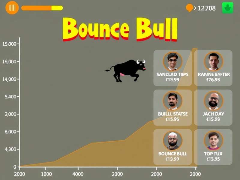 Graph showing Bounce Bull download growth in India over time